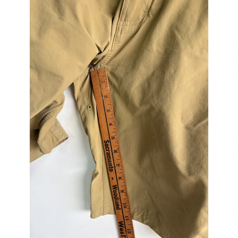 REI Co-op Savanna Trails Hiking Shorts Mens 38 Khaki Stretch utility Gorpcore